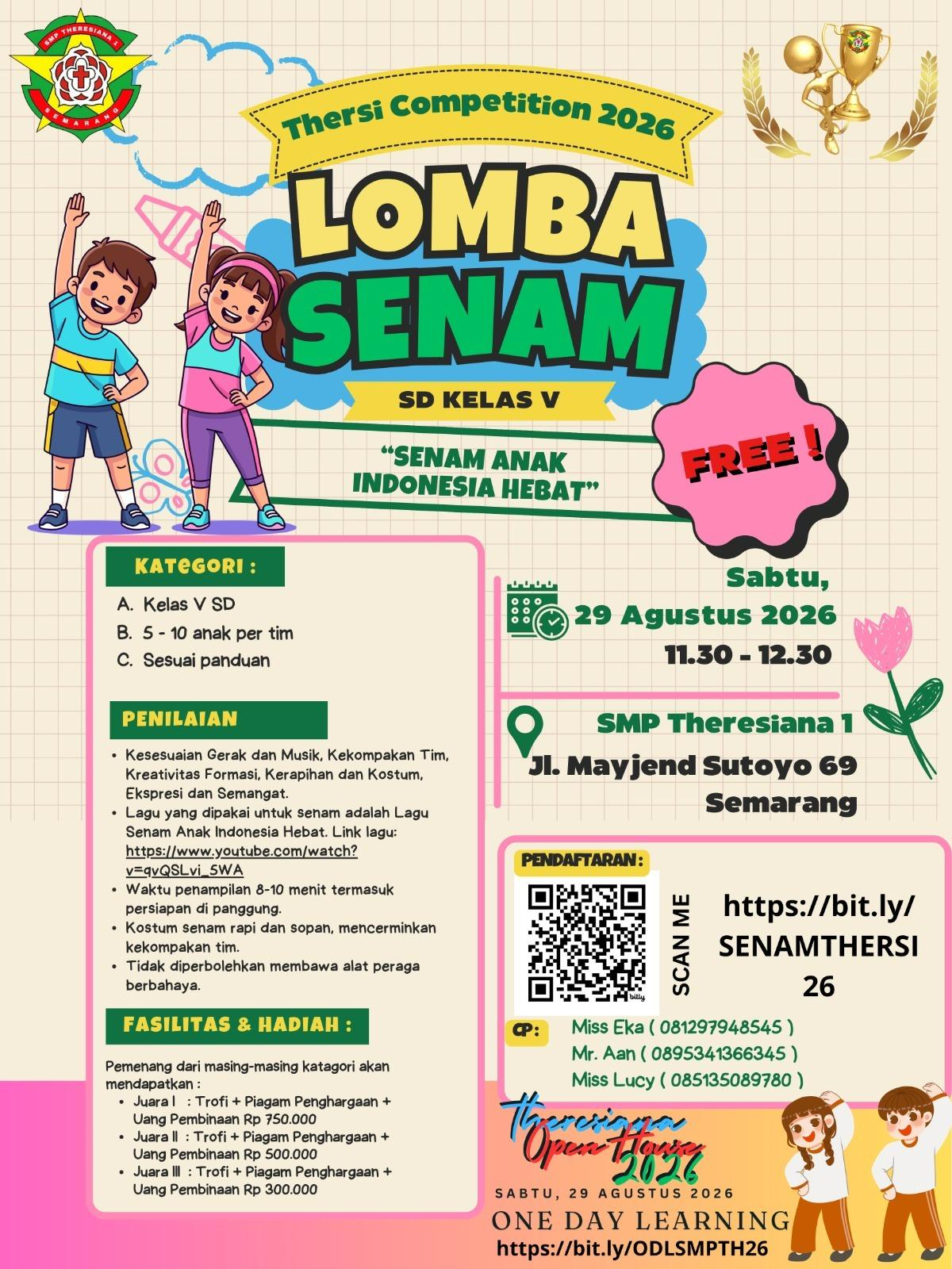 Lomba Senam SMP Theresiana 1