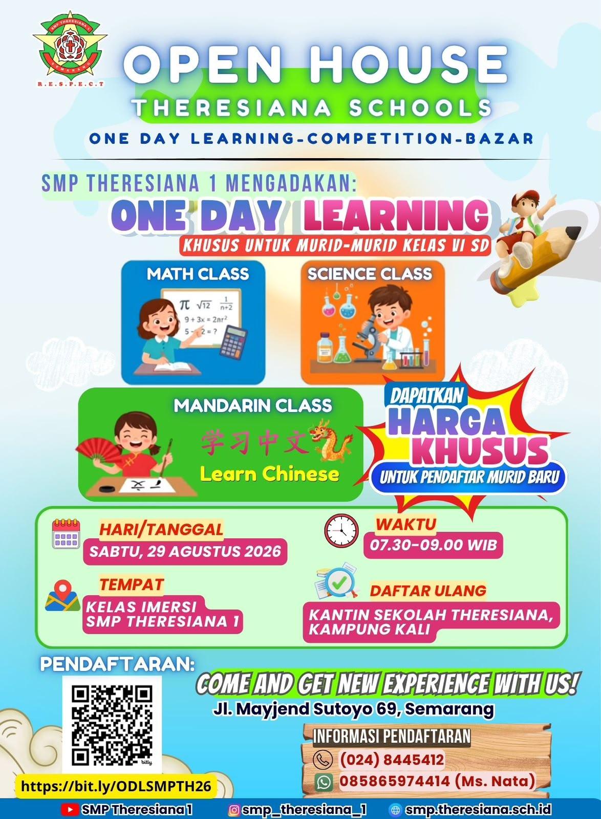 One Day Learning SMP Theresiana 1