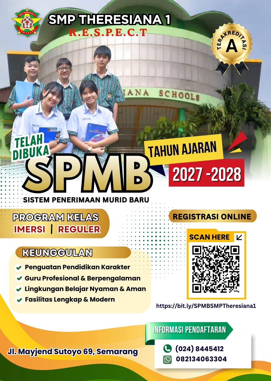 Pendaftaran Siswa Baru SMP Theresiana 1