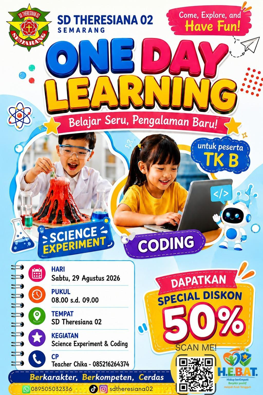 One Day Learning SD Theresiana 02